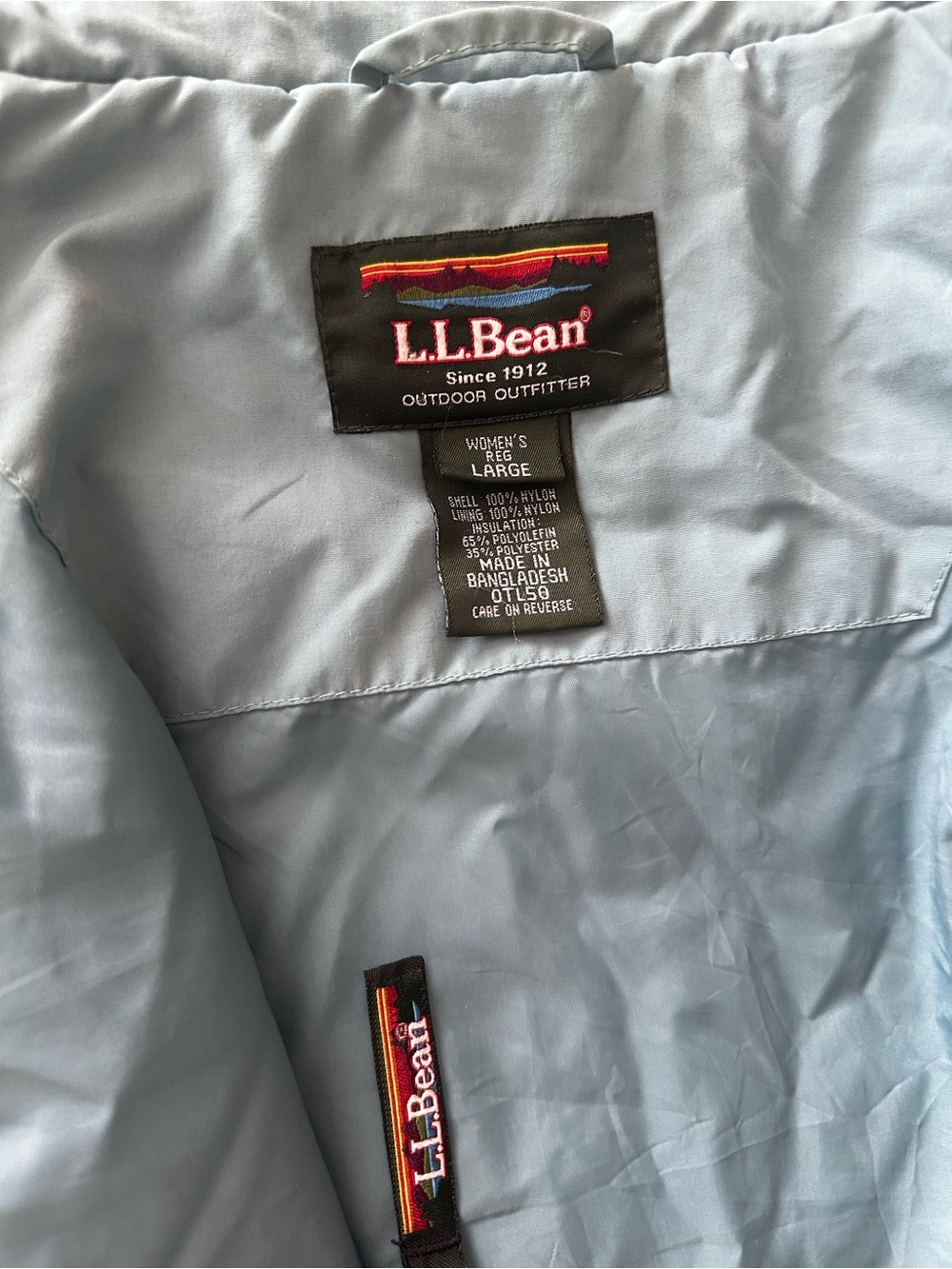 L.L. Bean Light Blue Women's Lightweight Zip Jacket - Picture 5 of 14